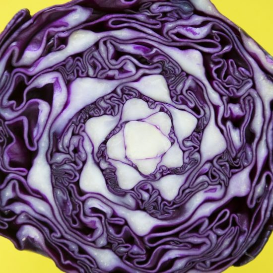 rainbow food purple cabbage